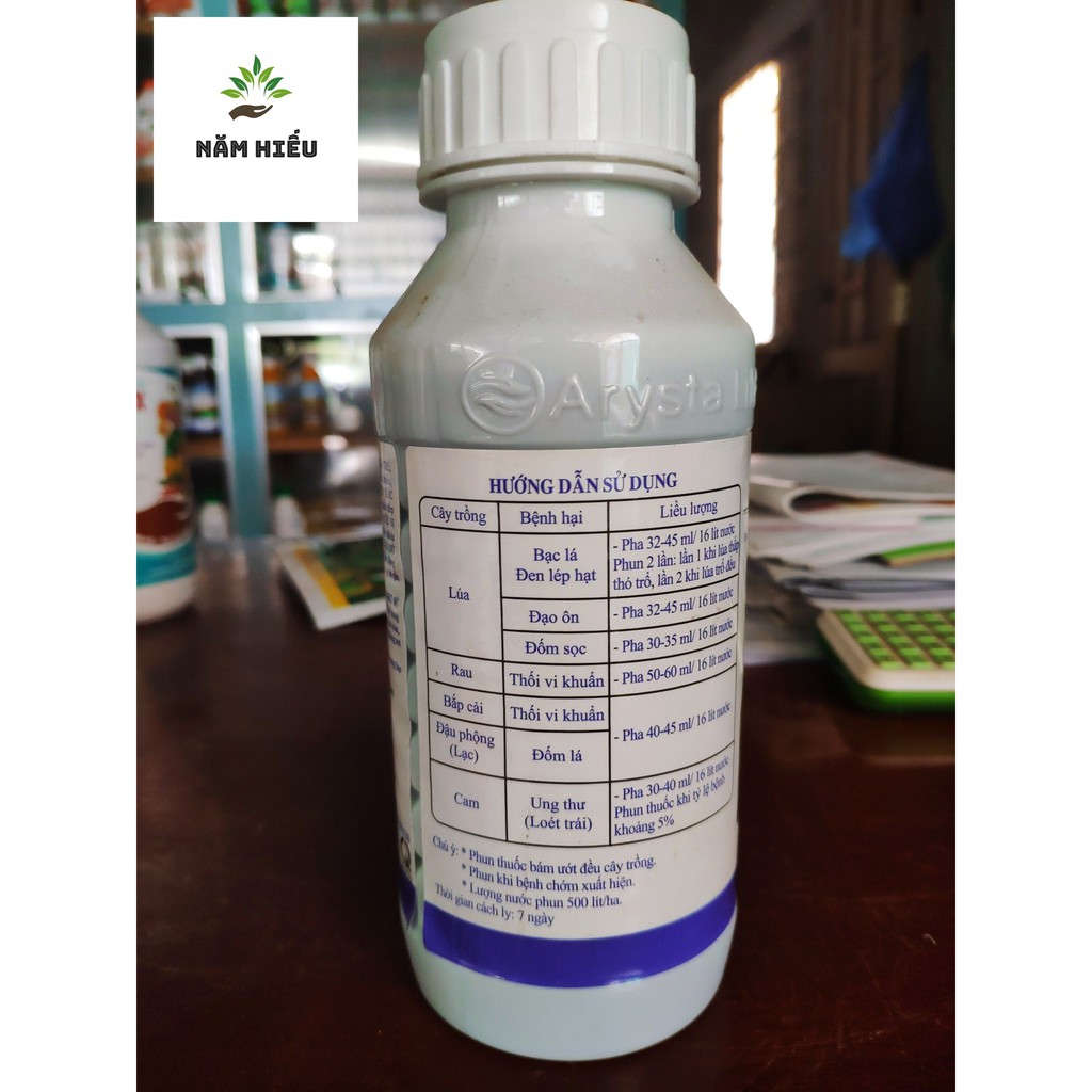 Kasumin 2SL - 425ml - Thuốc trừ bệnh thối nhũng vi khuẩn hoa lan, nấm, đạo ôn, bạc lá