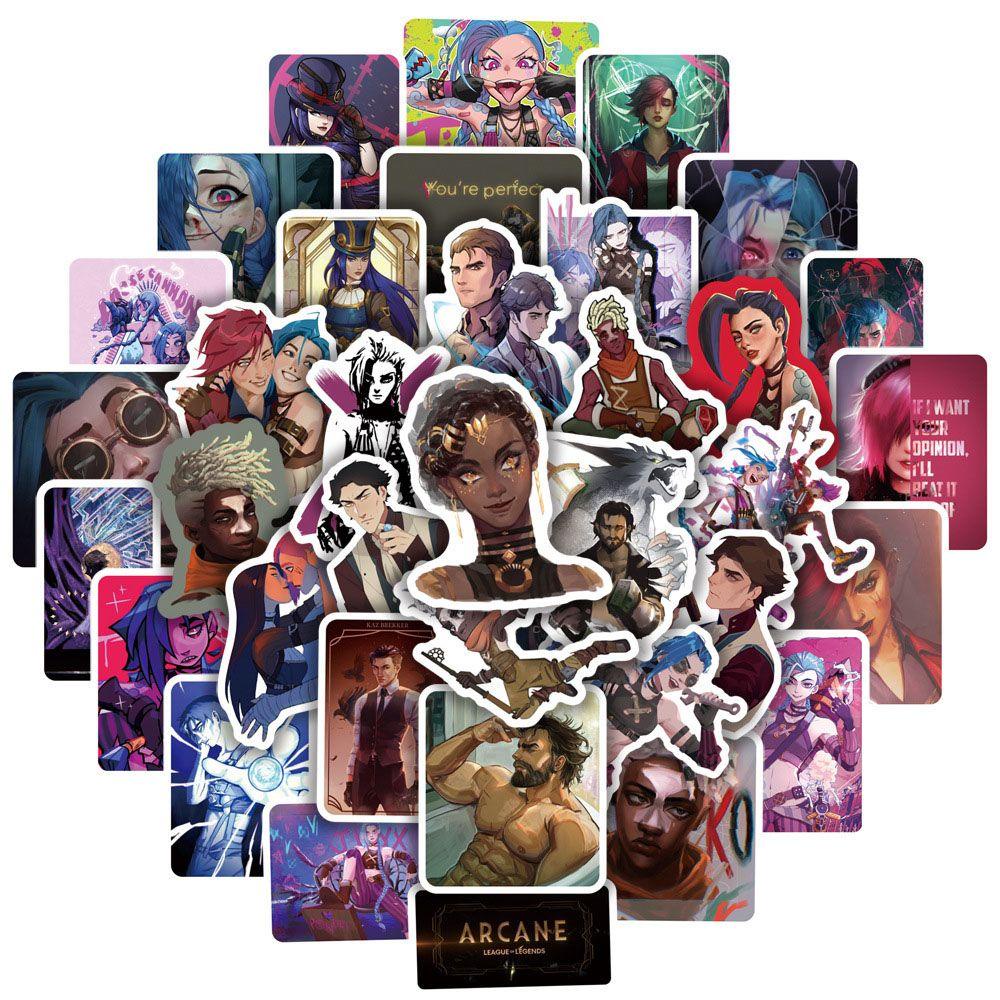 PEWANY Miếng Dán Hoạt Hình Anime Graffiti Chống Nước Trang Trí Ván Trượt Ghi Ta Xe Máy Laptop Hành Lý
