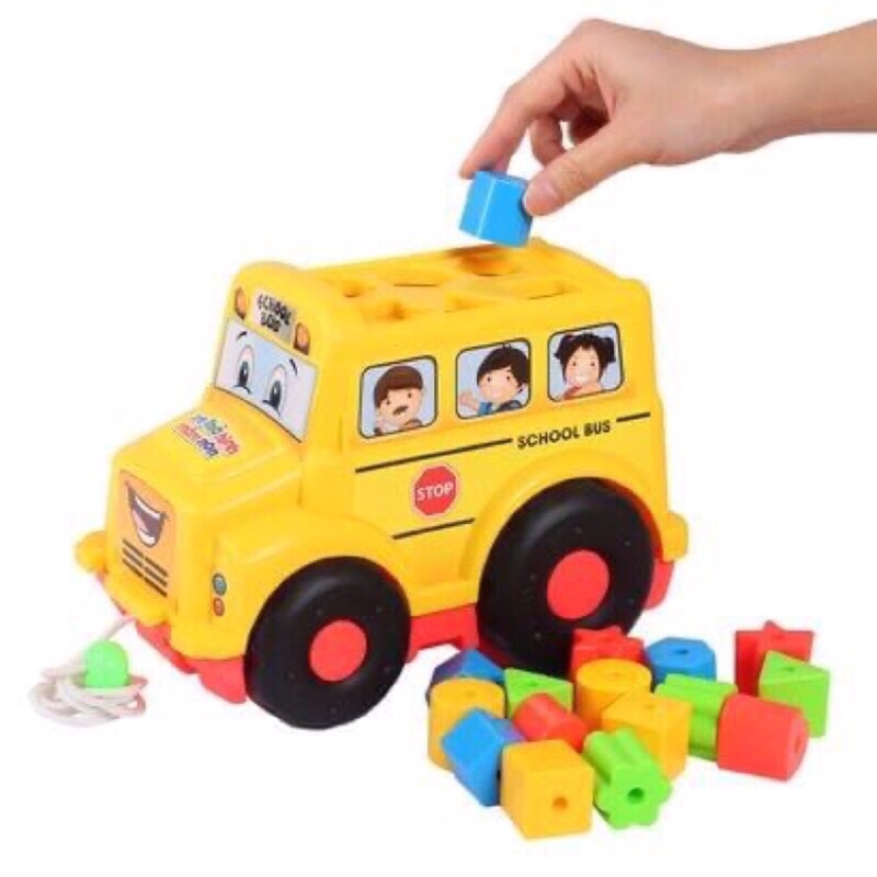 Xe thả hình mầm non Ô tô bus, Xe cứu hỏa, Xe cảnh sát SATO nhựa nguyên sinh an toàn VN