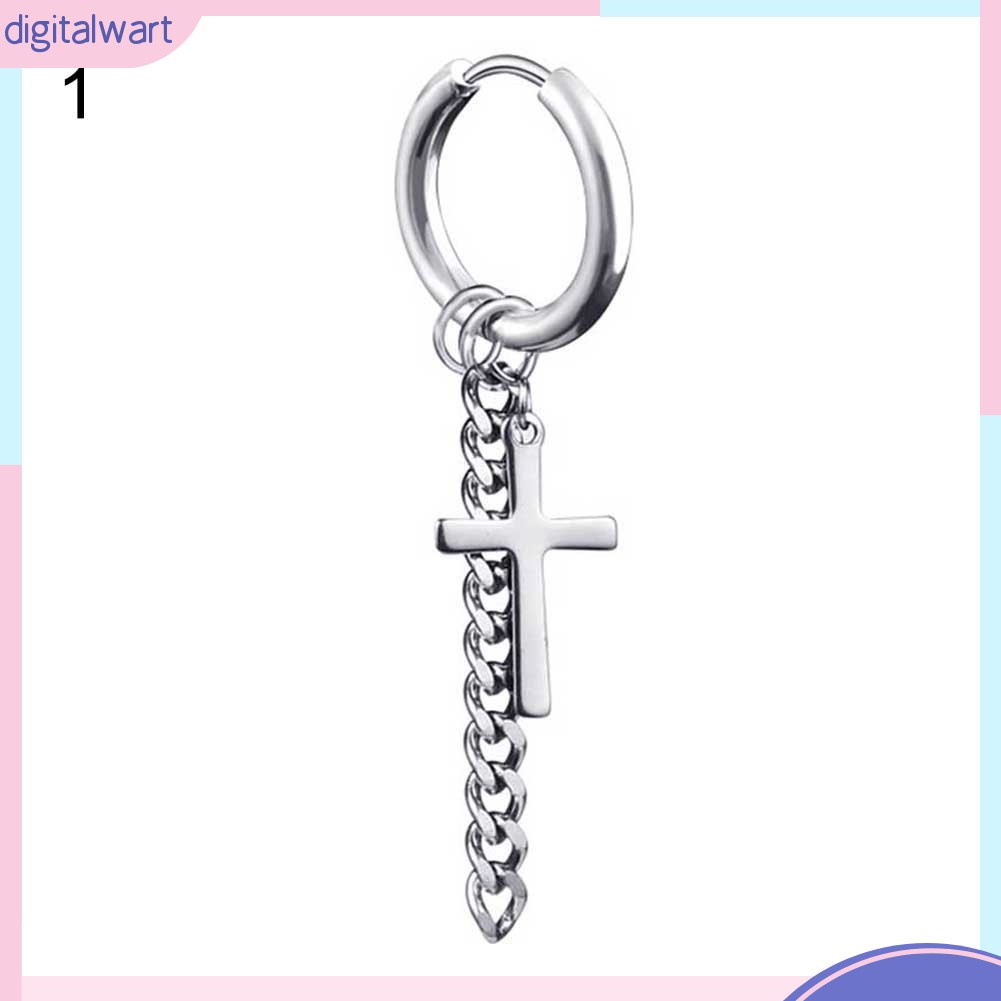 1 Khuyên Tai Kim Loại Thời Trang Cá Tính Cho Nam