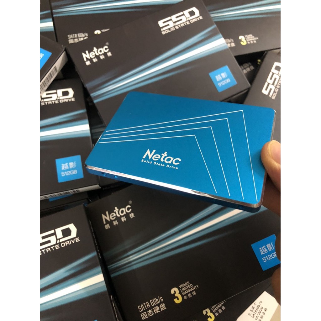 [Mã 253ELSALE hoàn 7% đơn 300K] Ổ Cứng SSD Netac 240GB 2.5 inch SATA3 6Gb/s - Bảo hành 36 tháng 1 đổi 1
