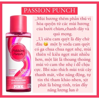 xịt thơm bodymist Super Fruit PINK