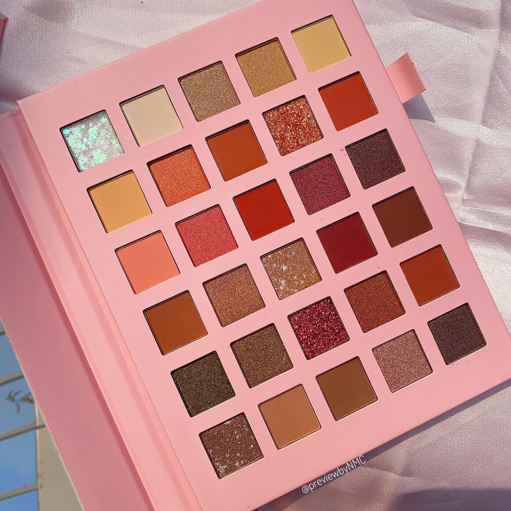 Phấn mắt Andylady 30 ô, bảng phấn mắt thái lan, phấn bóp thiết kế siêu đẹp kèm gương to vô cùng tiện lợi