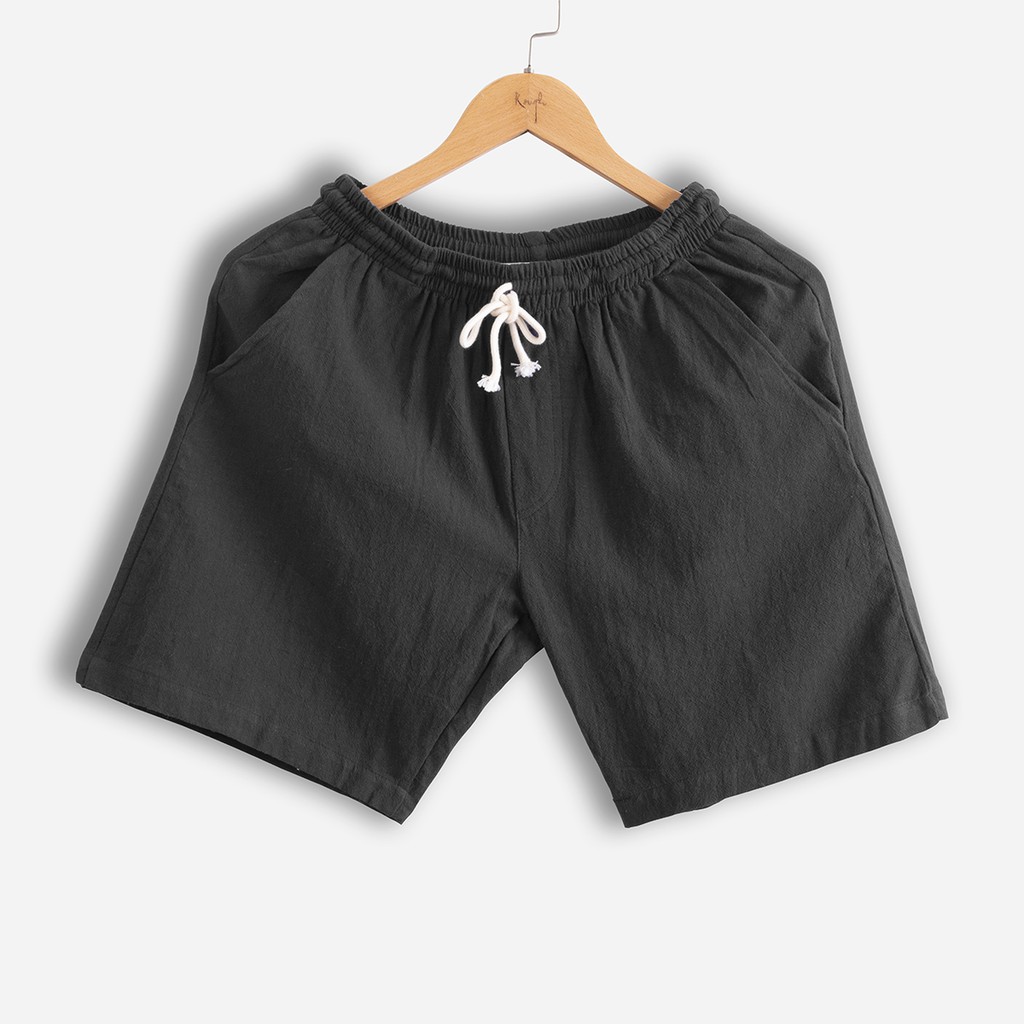 Quần Short Đùi Nam ROUGH, Chất Đũi/Linen Mềm, Mịn, Thoáng Mát