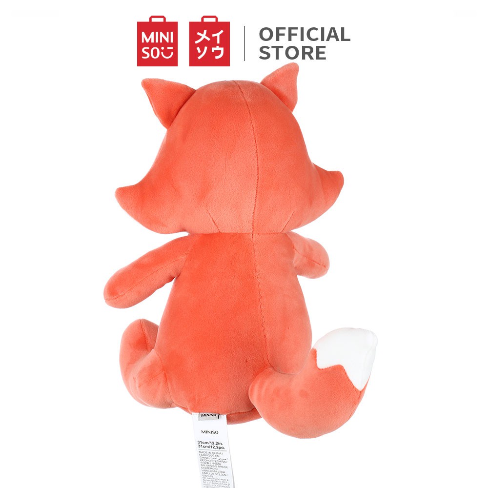 Thú bông Miniso hình con cáo ngồi - Hàng chính hãng