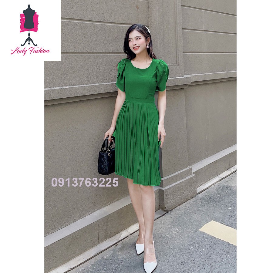 Đầm xòe dập li sang trọng MS0601D