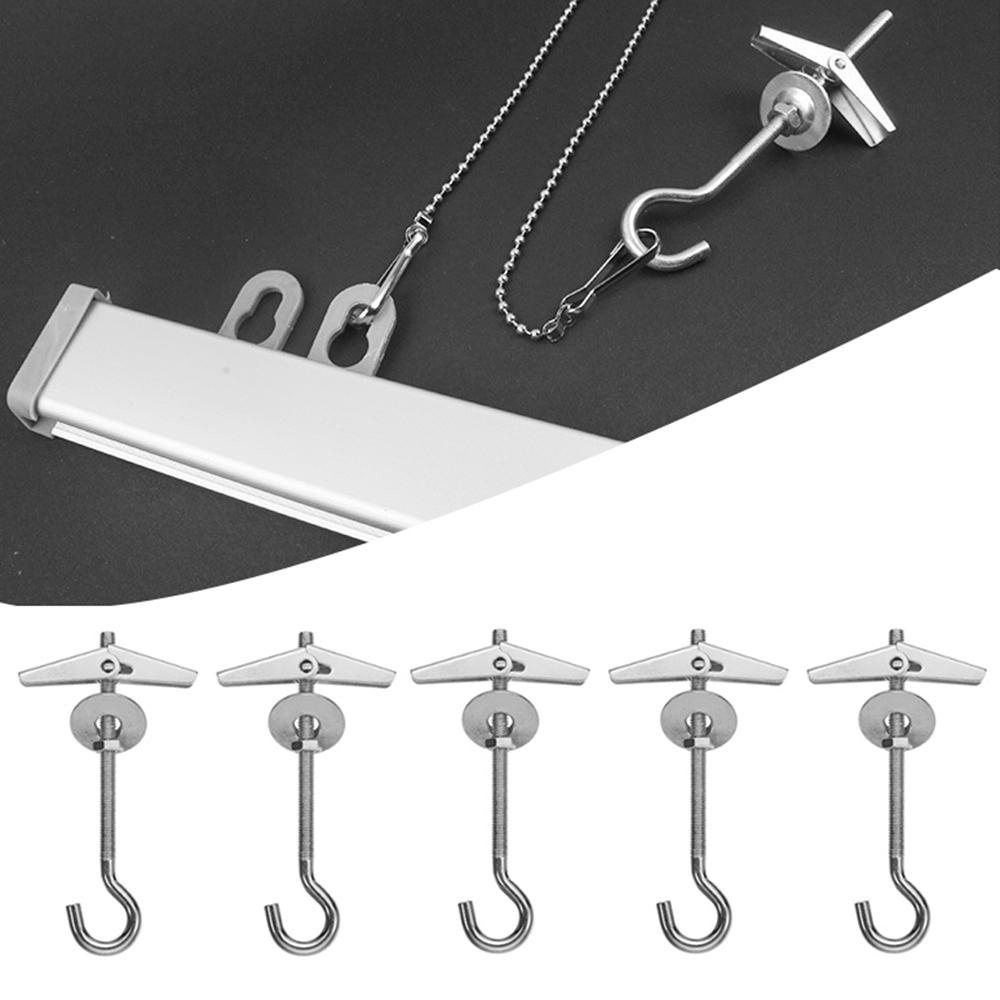 Set 5 / 10 Móc Treo Đồ Gắn Trần Nhà Bằng Thạch Cao Hình Đôi Cánh