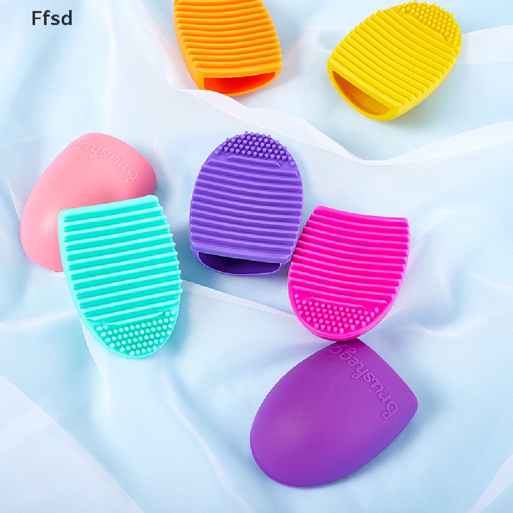 [Hàng mới về] Dụng cụ vệ sinh cọ trang điểm bằng silicone tiện dụng