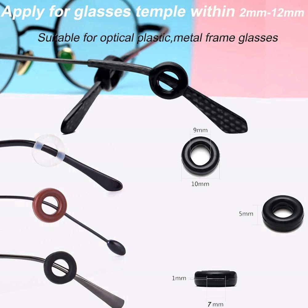Set 10 Cặp Miếng Bọc Gọng Kính Silicon Chống Trượt Tiện Dụng