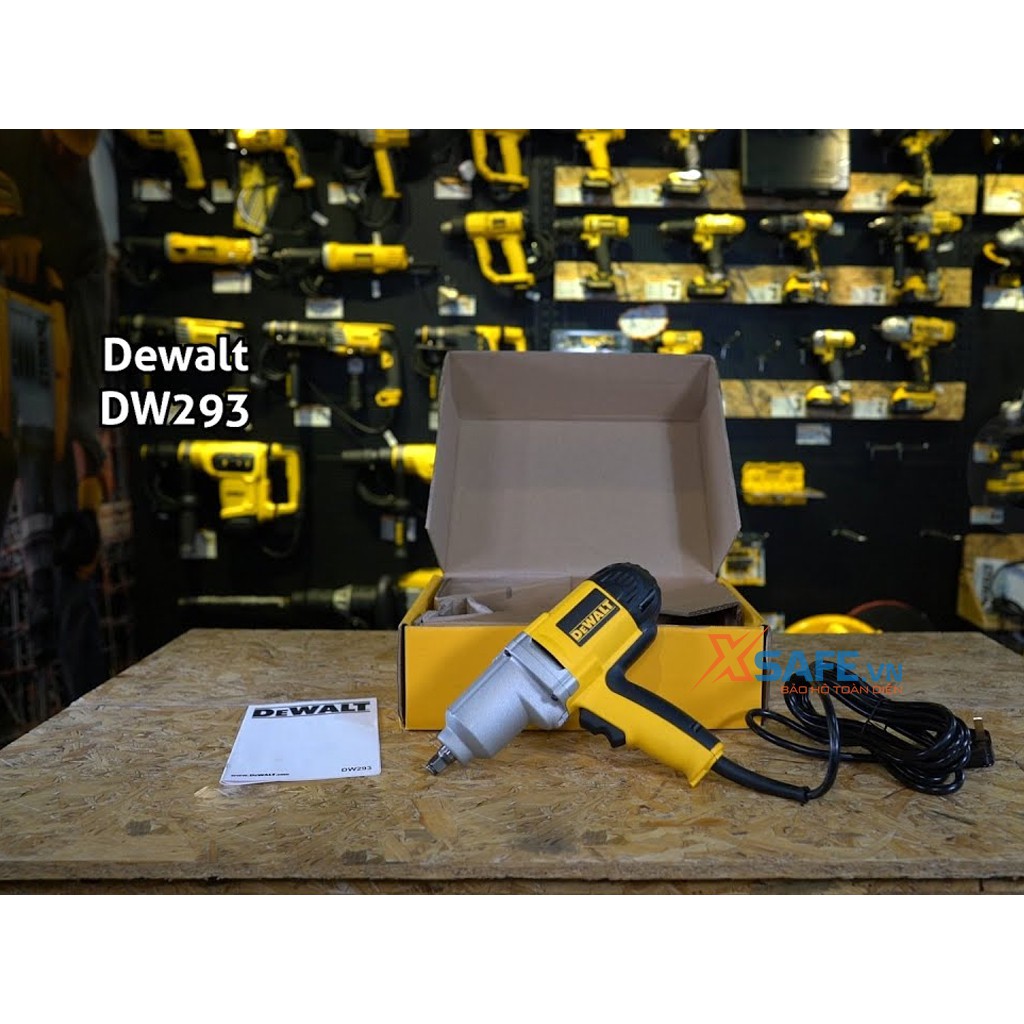 Máy vặn bulong cầm tay DEWAT DW293-B1 công suất 710W. Máy khoan vặn bu lông dùng trong các dây chuyền lắp ráp, gara ô tô