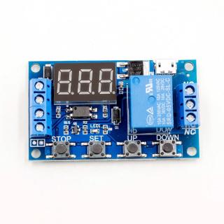 Module relay thời gian DC 6-30V LED Light Digital Time Delay Relay Trigger Cycle Timer Delay Switch Circuit Board Timing Control Module