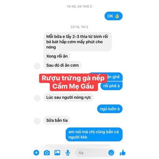 NẾP CẨM TRỨNG GÀ - HANDMADE