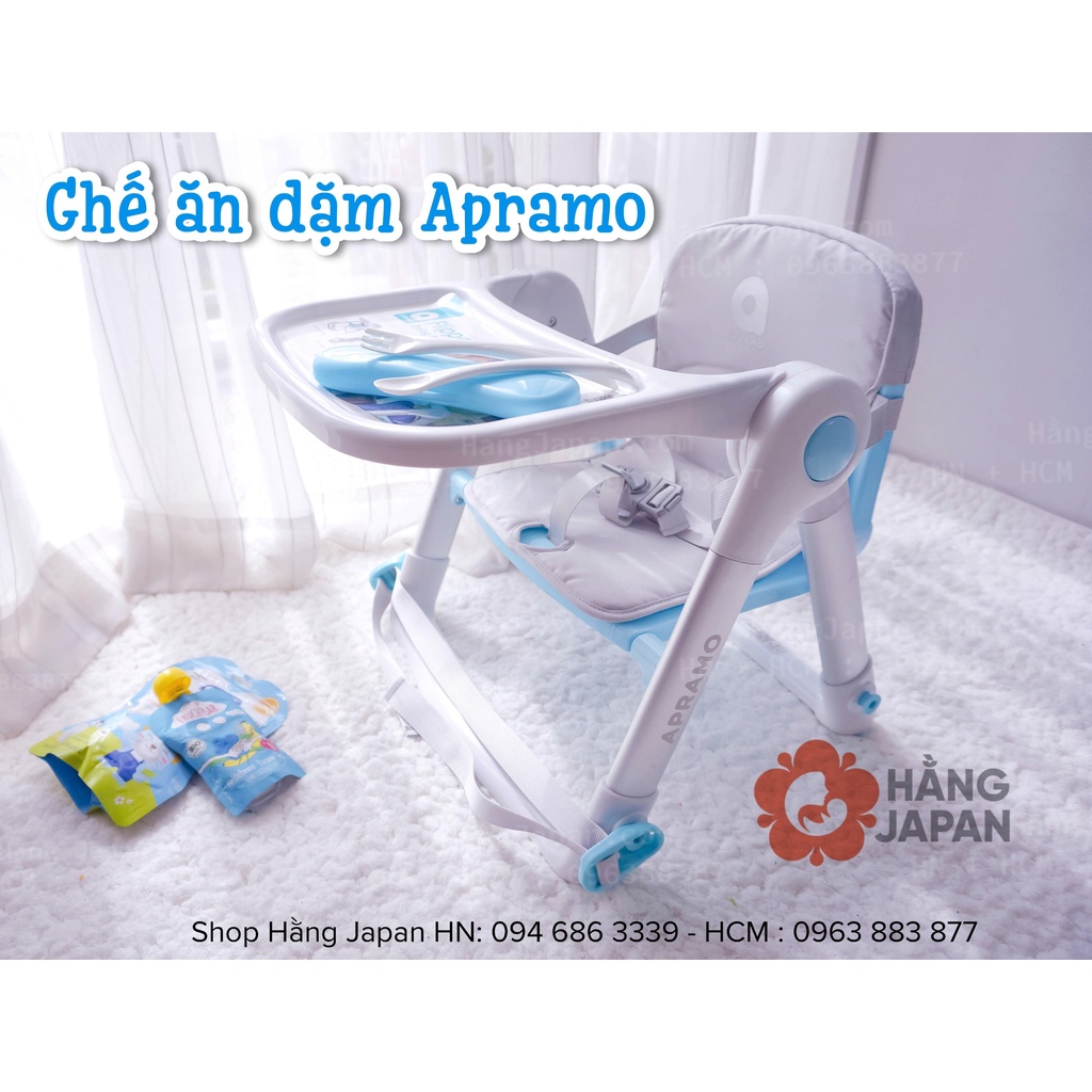 Ghế ăn dặm gấp gọn siêu nhẹ Apramo Flippa Dining Booster cho bé từ 6 tháng đến 3 tuổi