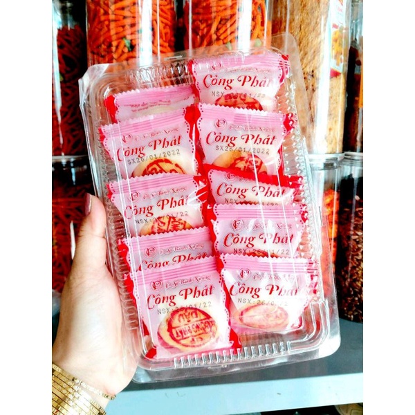 10 bịt bánh bía mi ni công phát( có trứng)