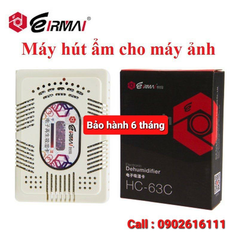 Máy Hút Ẩm EIRMAI size to HC-63C chuyên dùng cho máy ảnh máy quay hàng chính hãng 2021