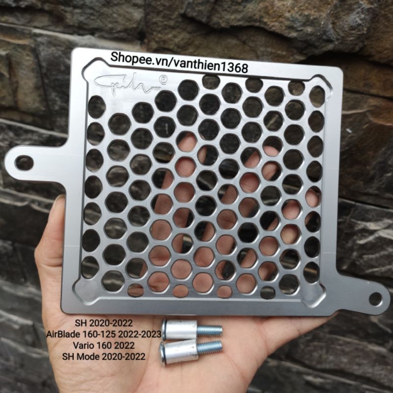Che Két Nước AB AirBlade 2023 SH 2020-&gt;2023 VARIO 160 Nhôm CNC GH Racing Tặng Kèm Ốc Salaya