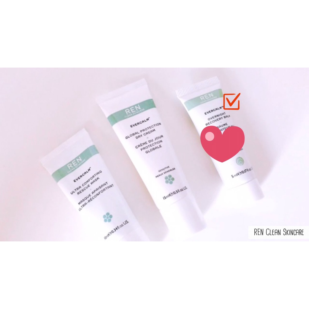Dầu dưỡng da ban đêm Ren Clean Skincare Evercalm™ Overnight Recovery Balm 15ml