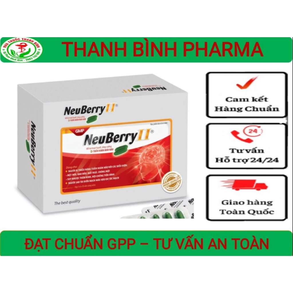 HOẠT HUYẾT NÃO – NEUBERRY II