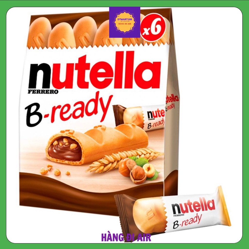 Bánh Xốp Nutella Của Đức 132g (6 chiếc)