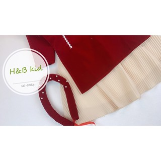 Áo dài nhung phối chân váy 2 lớp (kèm mấn)