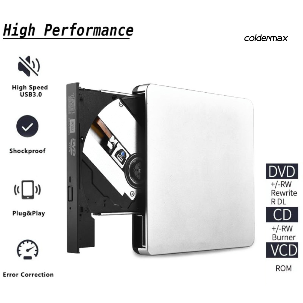 Đầu Đọc Đĩa Dvd-Rom Cd-Rw Dvd-Rw Kết Nối Usb 3.0 Cho Laptop Pc