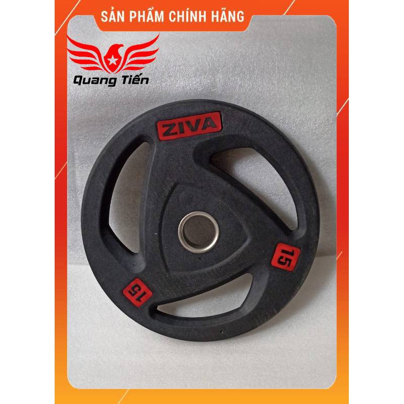 Tạ bánh Cao su Ziva cao cấp nhập khẩu 15 kg 2021