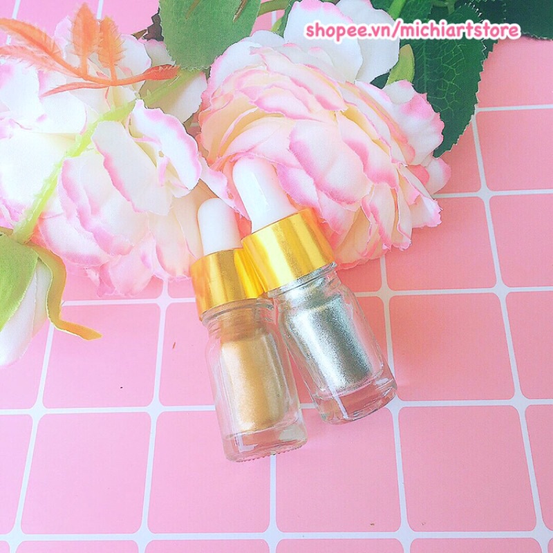 Aqua Bronze lọ 5ml - Bột nhũ phát sáng phản quang Paul Rubens