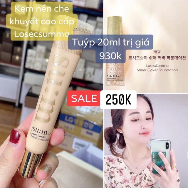 Kem lót - kem nền sum:37 losec summa 20ml