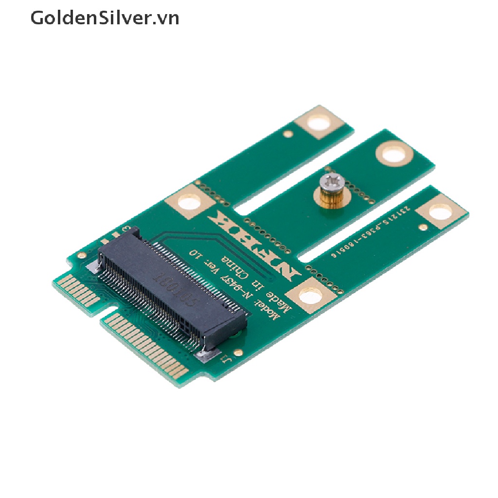 Mô-đun Không Dây A + E key A key M.2 NGFF Sang MINI PCIE Cho Thẻ Không Dây