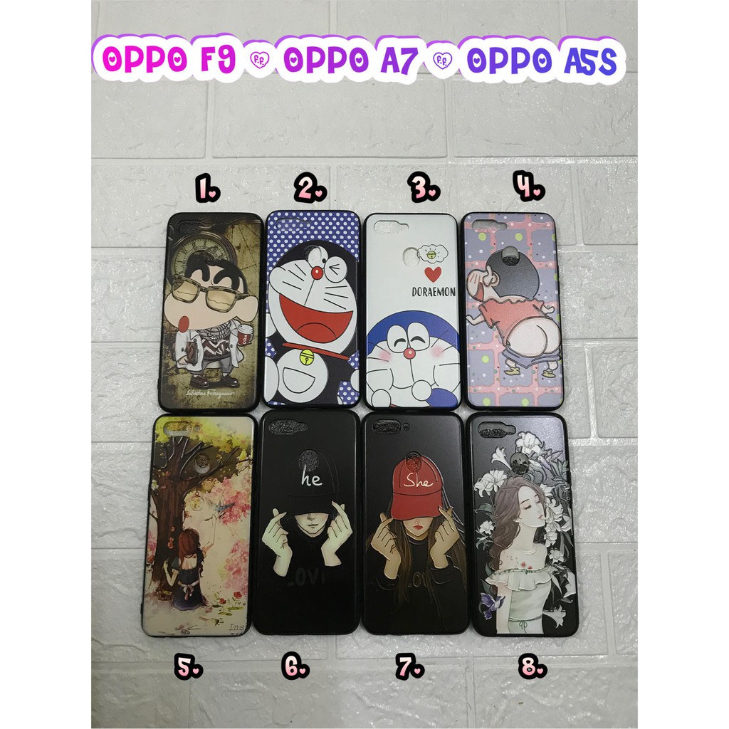 OPPO F9/A5S/A7_ ỐP LƯNG THỜI TRANG IN HÌNH SIÊU ĐẸP..