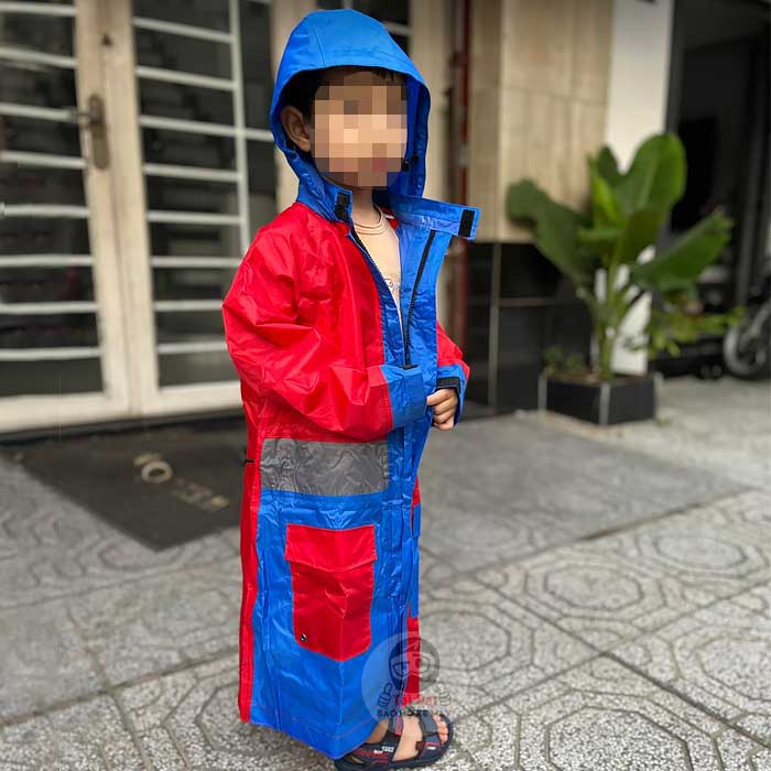 Áo đi mưa Givi thương hiệu Ý mã PUZ20 cho trẻ em đi xe máy