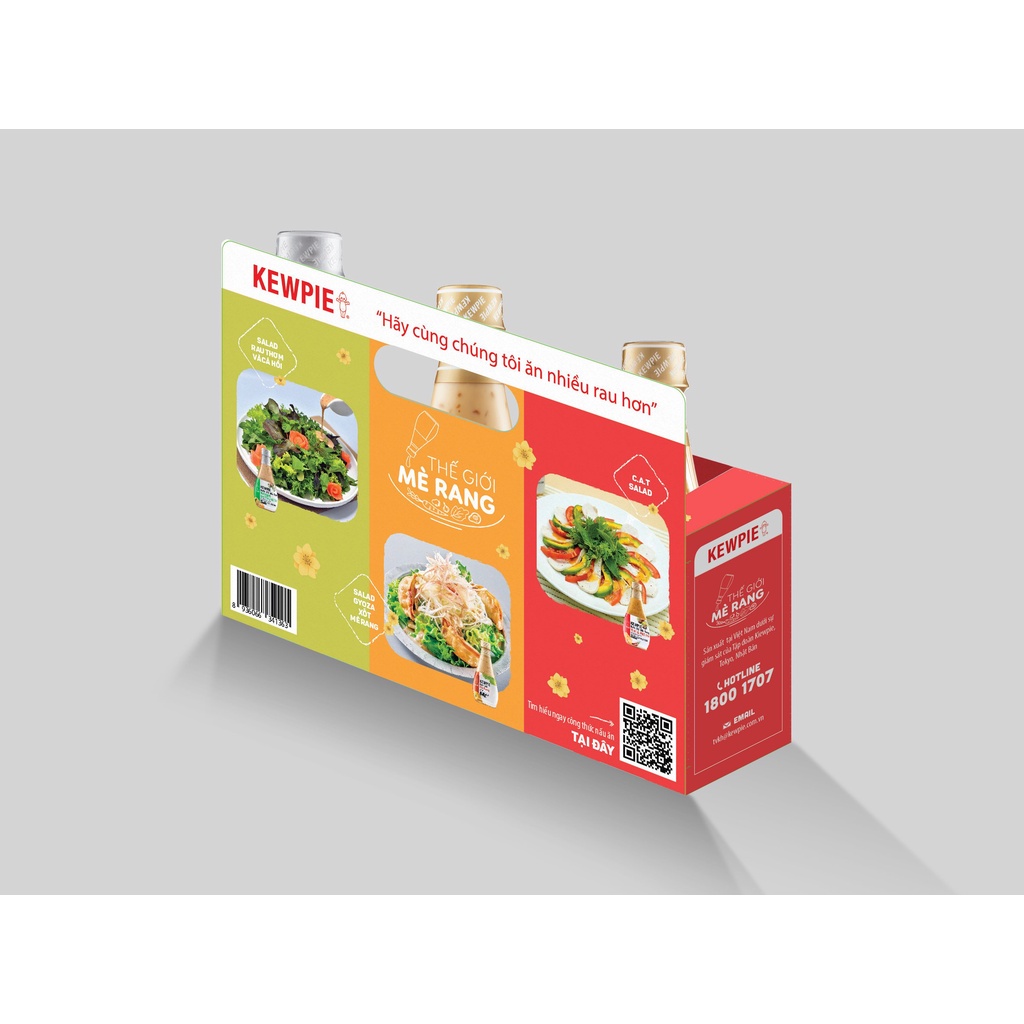 Hộp quà Thế Giới Mè Rang Kewpie (Mua 2 tặng 1)