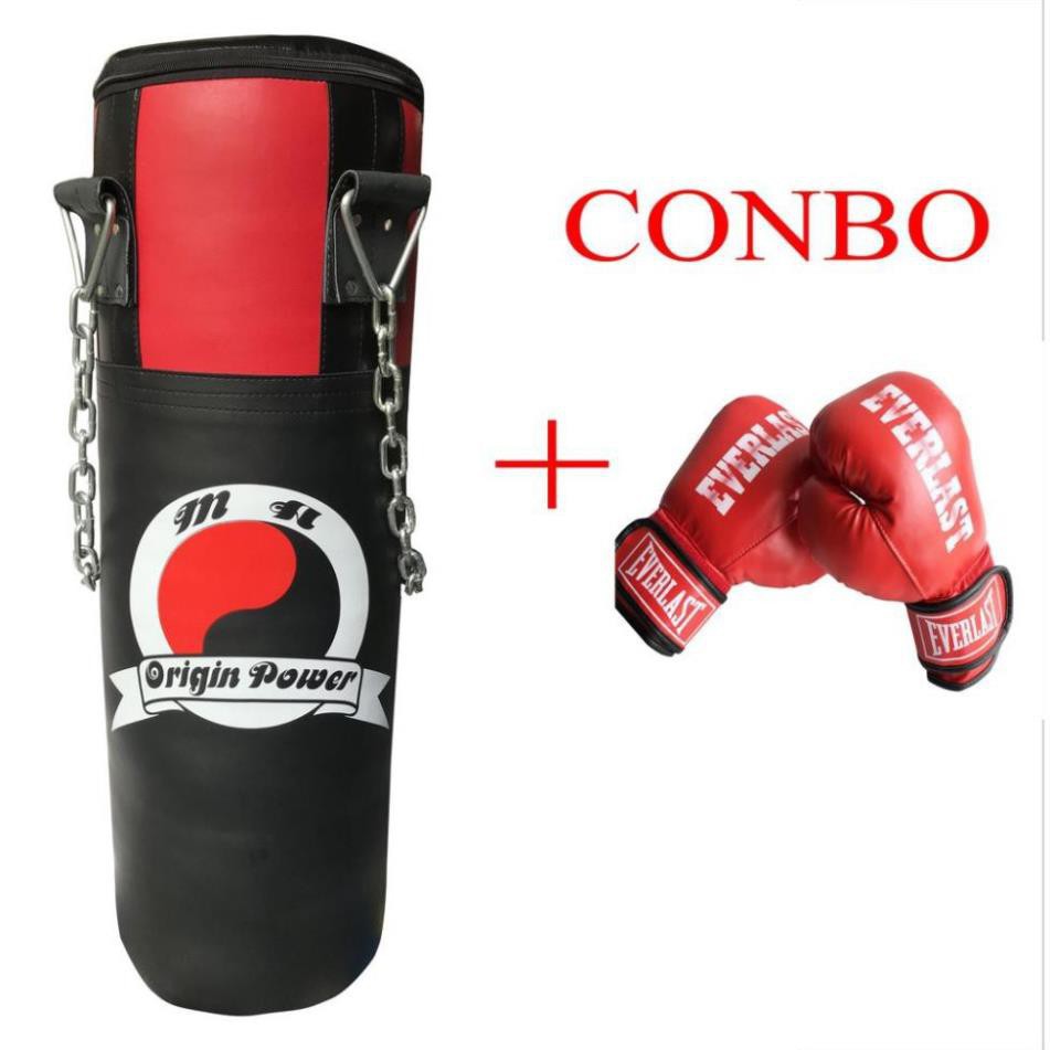 Combo võ bao cát xích cao cấp 1m + găng tay boxing 10oz q5 Store