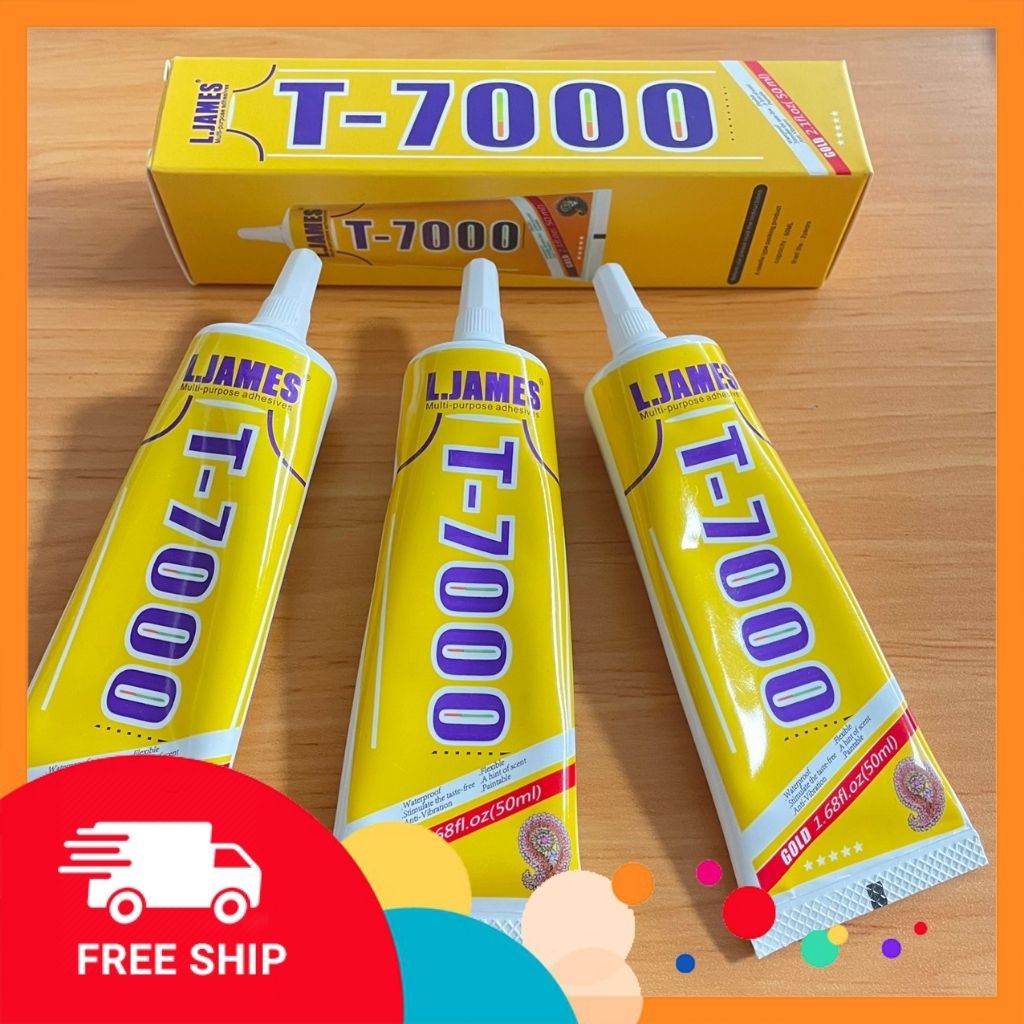 Keo Dán Đa Năng,Keo Đen T7000-50ML Độ Bám Dính Siêu Tốt Dùng Để Dán Màn Hình,Năp Lưng Hay Trang Trí Thủ Công