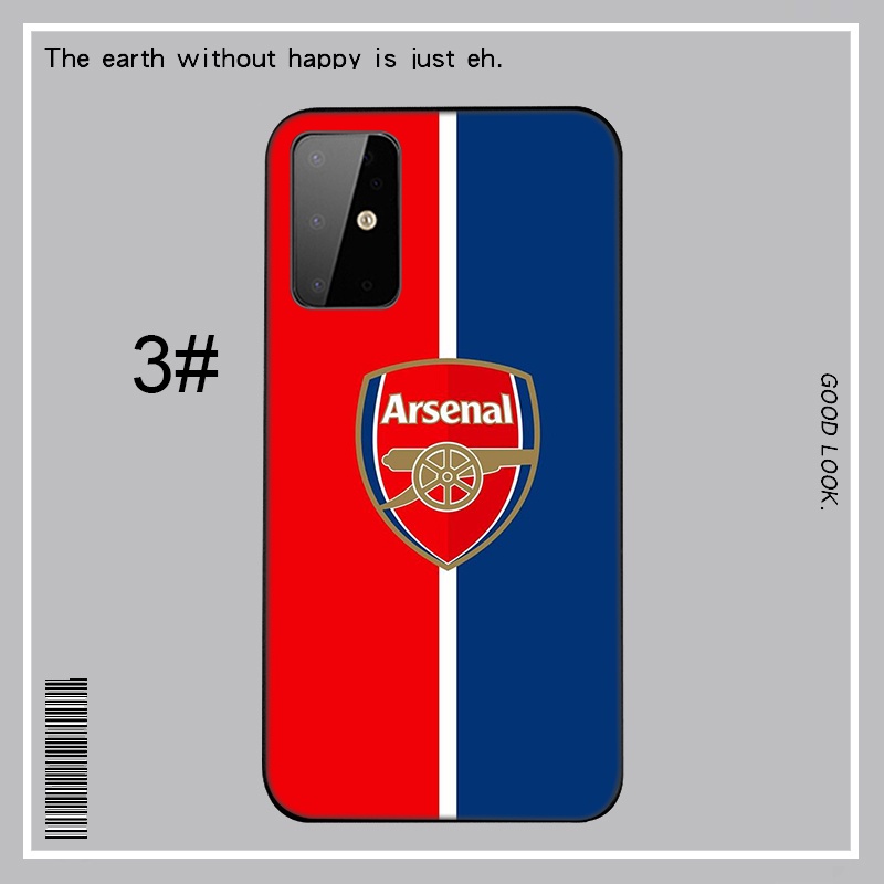 Ốp điện thoại LU7 hình câu lạc bộ bóng đá Arsenal cho Samsung Galaxy A11 A51 A71 A21 A21S A41 A81 A91 M11 M51