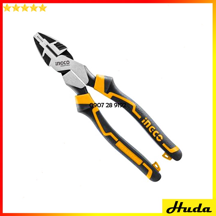 Kềm răng điện 7&quot; 8&quot; 9.5'' cao cấp lực nhẹ Total Ingco kìm thép Cr-V tay cầm cách điện tuốt dây cắt cáp nhổ đinh POI