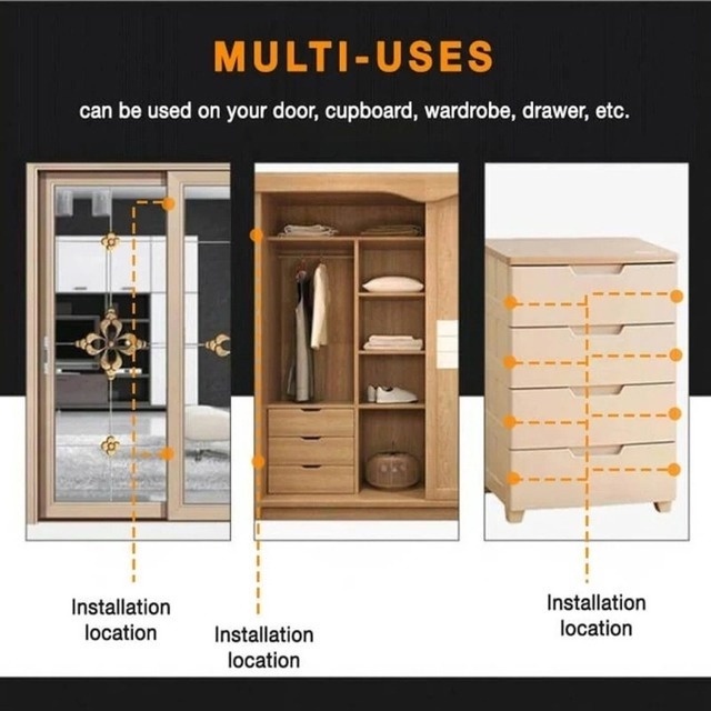 Bộ 2 Chốt Cửa Nam Châm Tiện Lợi