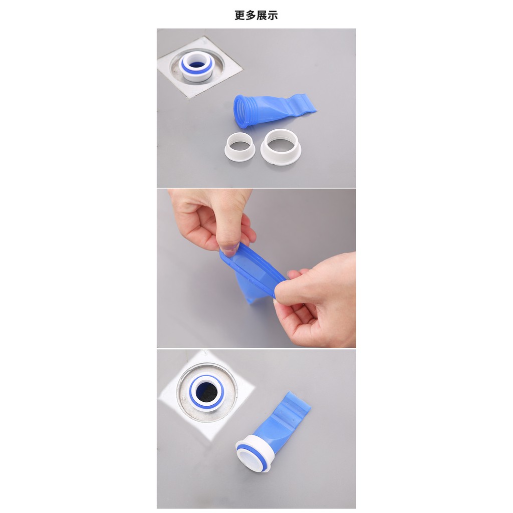 Combo 3 Bịt nắp cống silicon chống mùi thoát sàn, ngăn trào ngược nhà tắm,ngăn côn trùng xâm nhập bằng Silicone