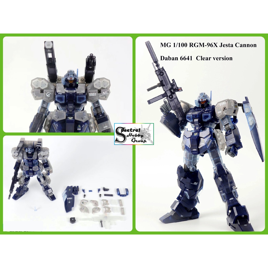Mô hình lắp ráp MG 1/100 RGM-96X Jesta Cannon Clear Color Daban 6641