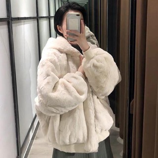 ( Hàng tuồn Za.ra có 2 màu) khoác lót lông🎈🎈🎈