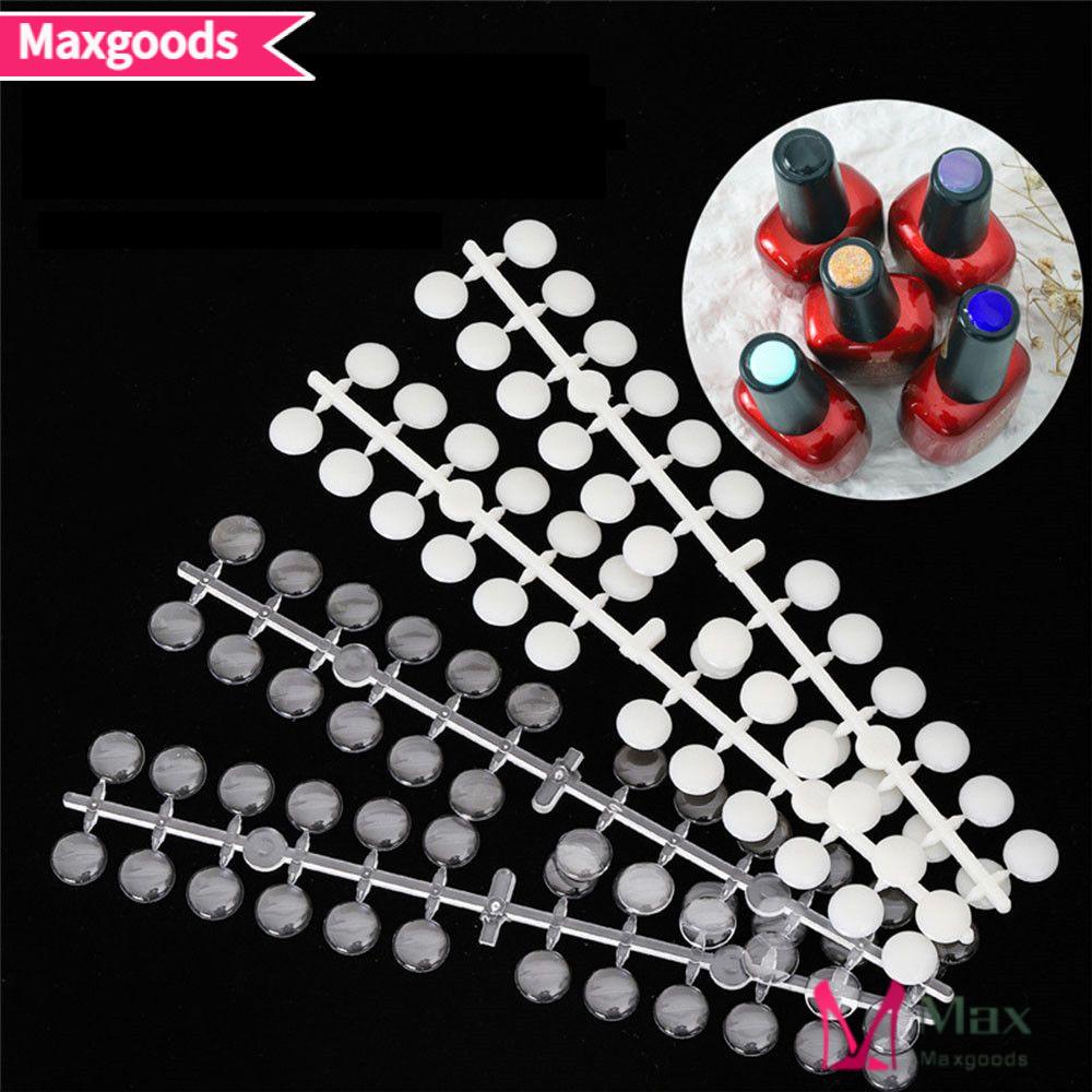 Set 120 Móng Tay Giả Có Thẻ Tròn Nhiều Màu Sắc