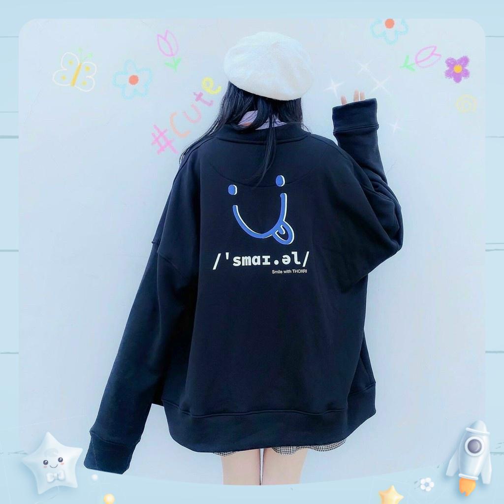 Áo Khoác Cardigan Ulzzang Unisex Smile 314onthetrending