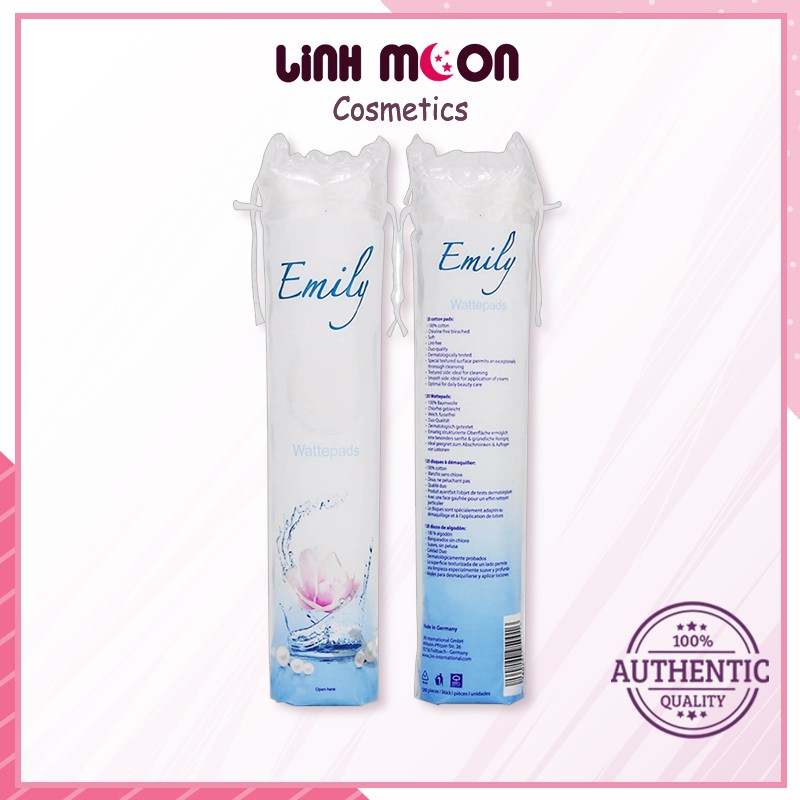 Bông tẩy trang Emily của Đức 120 miếng