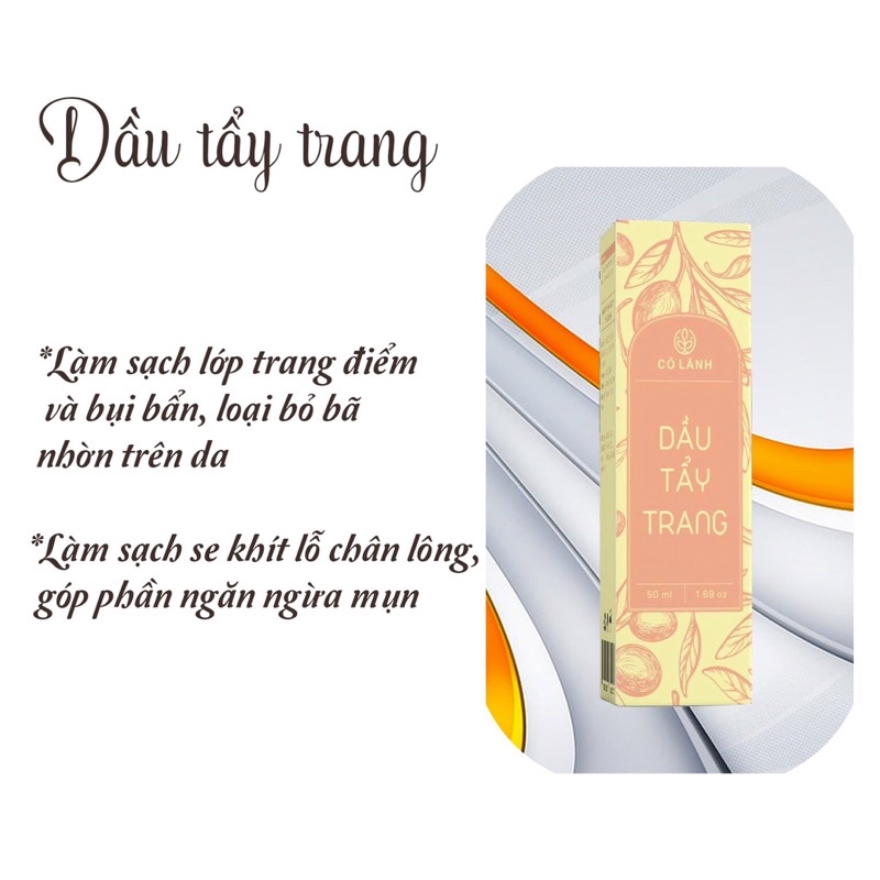 Dầu tẩy trang Cỏ Lành 50ml