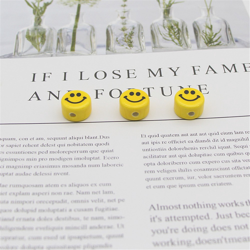 Mặt trang sức họa tiết mặt cười phong cách GD làm đồ trang sức thủ công DIY độc đáo