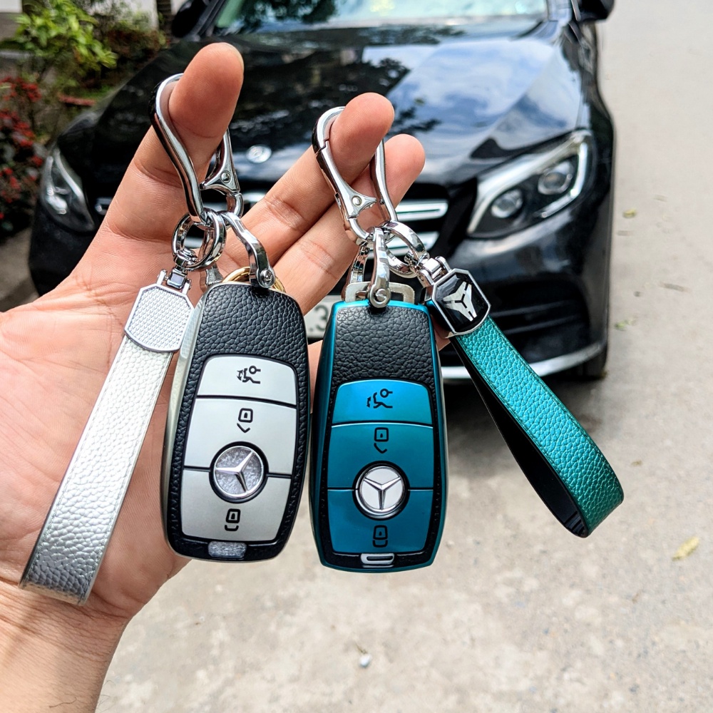 ốp chìa khóa mercedes,bọc chìa khóa mercedes