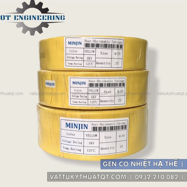 Ống Gen Co Nhiệt Phi 5-12mm | Cuộn 100M