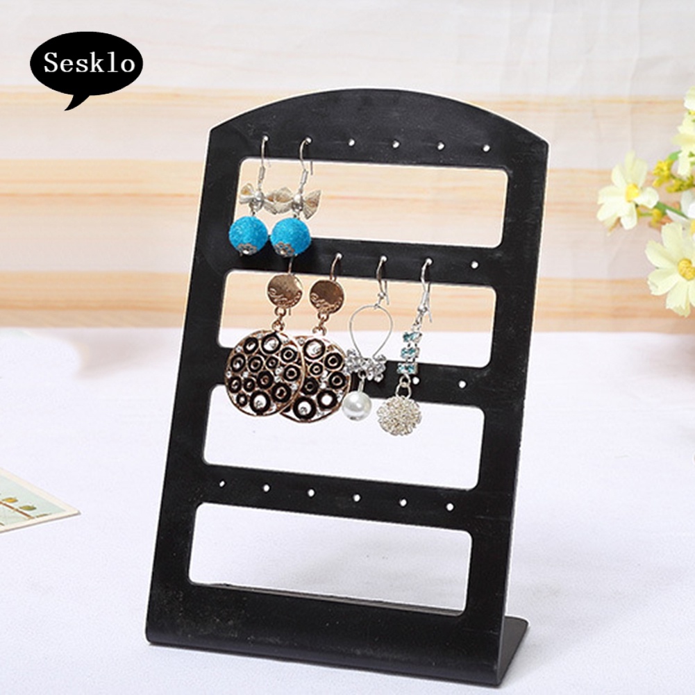 Se Giá Đỡ Trưng Bày Bông Tai Bằng Acrylic 24 / 48 Lỗ Tiện Dụng