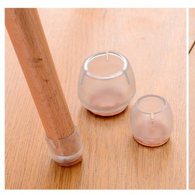 Combo 4 miếng bịt và kê chân bàn, ghế bằng nhựa dẻo chống trượt chống trầy nền nhà