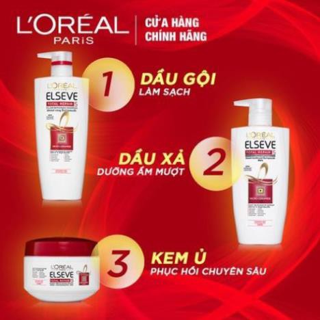 Bộ sản phẩm chăm sóc tóc chống 5 dấu hiệu hư tổn 3 bước L'Oreal Paris Total Repair 5